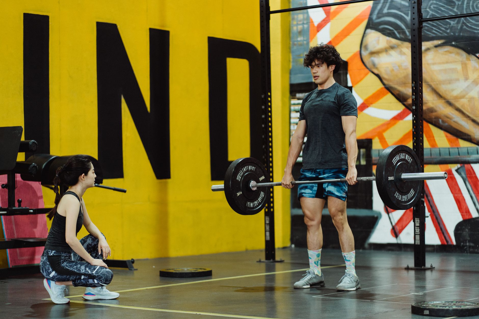 Barbell deadlift